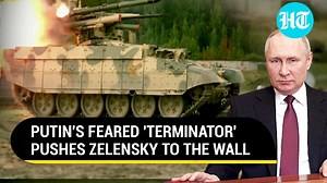 Russian Terminator: 1st footage of combat use on the frontlines in Kreminna area