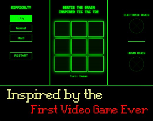 Bertie the Brain Inspired Tic Tac Toe by David Garay