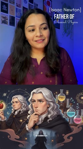 Kirti Sharma on Instagram: "Part 3✅ Sir Isaac Newton: Father of Modern Science Sir Isaac Newton (1643–1727) is widely recognized as the father of classical physics. His foundational work, particularly in his 1687 book Philosophiæ Naturalis Principia Mathematica, established the laws of motion and universal gravitation, which define classical mechanics and explain everything from falling objects to planetary orbits. Key Contributions of Isaac Newton: Three Laws of Motion: Defined the fundamental