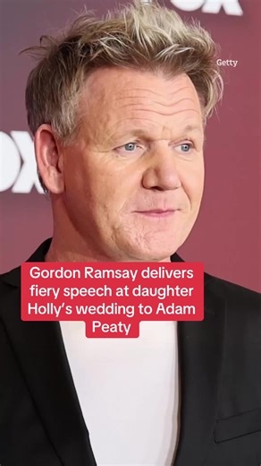 Gordon Ramsay's Fiery Wedding Speech