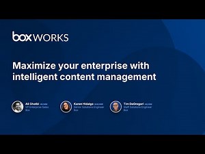 Maximize your enterprise with intelligent content management