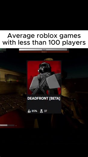 Average roblox games with less than 100 players