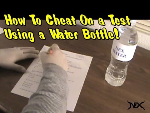 How To Cheat On a Test With a Water Bottle! | Nextraker