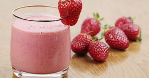 Milkshake fraise facile