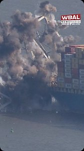48 reactions · 25 shares | Explosives detonated to make precision cuts in Key Bridge demolition | WBAL NewsRadio 1090 and FM 101.5 | Facebook