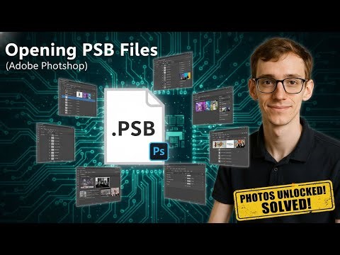 Opening PSB Files (Adobe Photoshop)