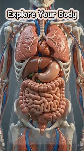 Human Digestive System Explained in 3D 🤯|| Explore Your Body || #anatomy #shorts