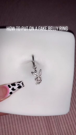 How to Make a Fake Belly Button Piercing Tutorial