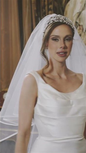 MORRIS Short Wedding Dress | Modern Bridal Mini Gown for Civil, Reception & Elopement