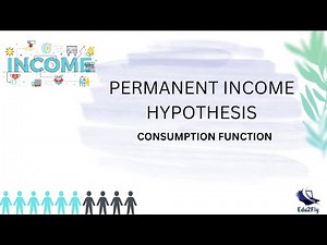 Permanent Income Hypothesis| Consumption Function | Macroeconomics
