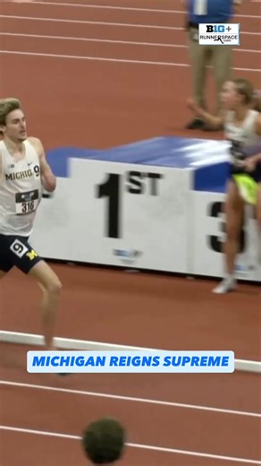 Michigan Wolverines Win Men's DMR at Big Ten Champs
