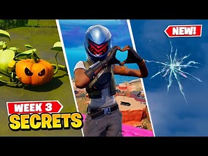 Fortnite Week 3 - Map Updates and Story Secrets (Season 4)