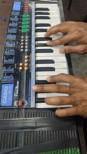 30-Second Keyboard Magic on Casio SA-21 ✨ #Shorts