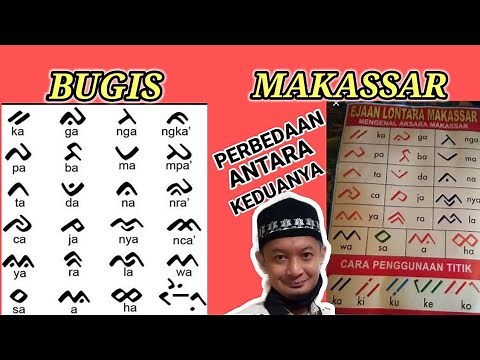 PERBEDAAN AKSARA LONTARA BUGIS DENGAN LONTARA MAKASSAR | Lontara Bugis Makassar
