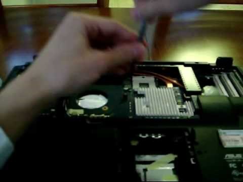 Asus G71GX Disassembly tutorial to remove graphics card.
