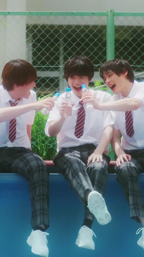 #PROTOSTAR「より道Cheers！」MV公開中！🍻❤️💙💛 学生服のPROTOSTARはいかがですか？🫧 #UniteUp #ゆーゆー #よりみちあーず