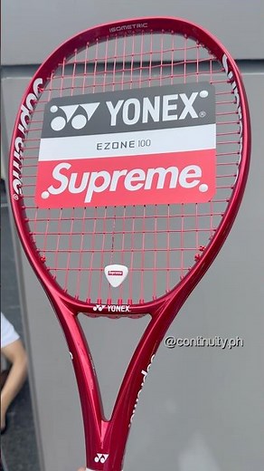 Supreme x Yonex EZONE 100L (305g / 10.8 oz) Racquet "Red"