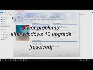 Asus laptop drivers disabled after Windows 10 upgrade [RESOLVED]