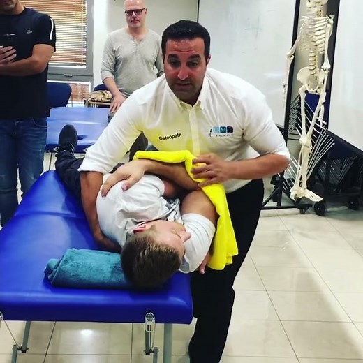 Treating back pain using osteopathic Spinal Manipulation techniques