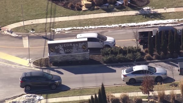 AERIALS: Big police presence in Mt. Washington neighborhood