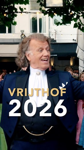 28K views · 27K reactions |  MARK YOUR CALENDARS! ❤ Also in 2026 André Rieu will be on the Vrijthof in Maastricht! Tickets and hotel packages for 4 incredible nights go on sale this Wednesday at 12:00 (CET) via www.andrerieu.com/tour. Don’t miss out and turn your dreams into reality! Dates: July 2, 3, 4, and 5, 2026 – 21h00 | André Rieu | Facebook