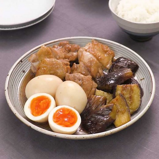 ごはんがすすむ一品♪ なすと鶏肉の甘酢煮のレシピ動画・作り方 | デリッシュキッチン