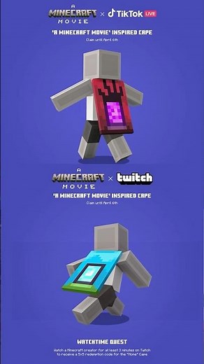 Como conseguir as 2 novas Capas do Minecraft!