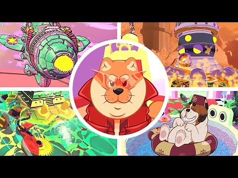 AstroDogs - All Bosses + Ending