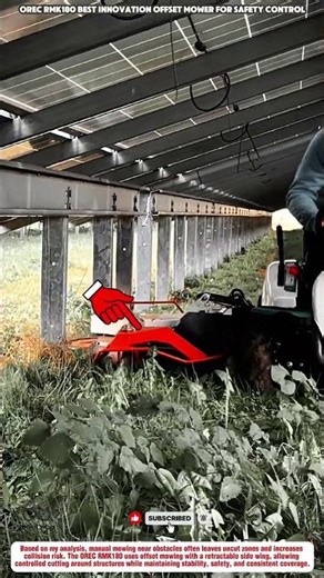 OREC RMK180 Best innovation Offset Mower for Safety Control