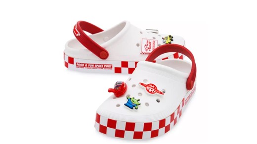 To Infinity and Beyond... Your Feet! Grab the New Pizza Planet Crocs at the Disney Store! | Chip and Company