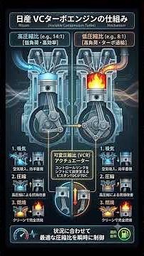 【技術の日産】100年の夢「可変圧縮エンジン」がスゴすぎる！