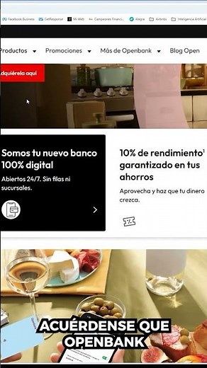 OPENBANK el banco digital que ofrece 10% #shorts