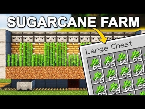 CAN I BUILD AUTOMATIC SUGARCANE FARM || MINECRAFT GAMEPLAY #11