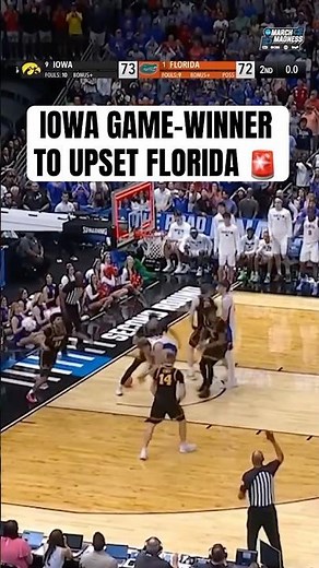 Iowa eliminates the defending champs 😱