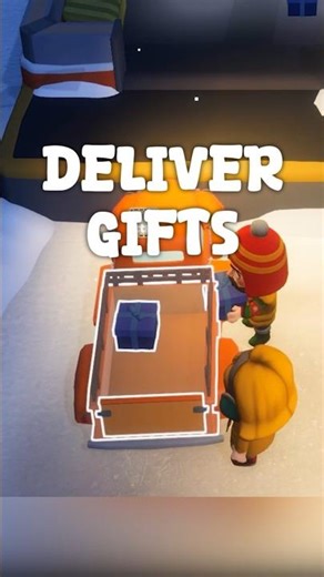 Gift Delivery Loop! #coop #cozy #friendslop #gaming #coopgame