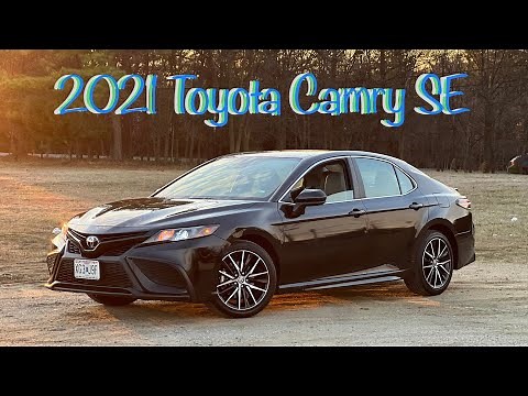 2021 Toyota Camry SE Startup, Walk-around, full tour and test drive!
