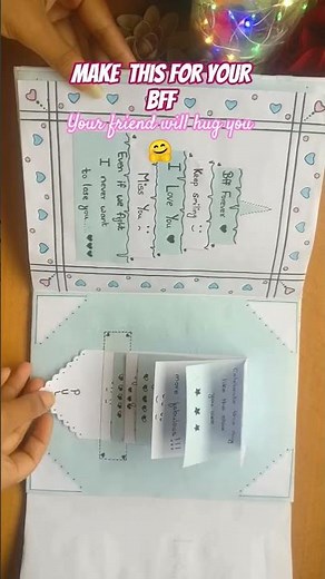 Unique Birthday Card for Best Friend | DIY Birthday Card idea #shorts #diy #cards #birthday #art