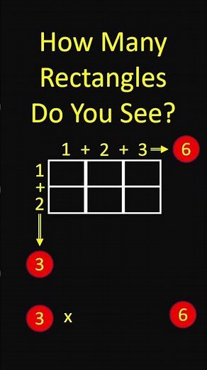 Shortcut to Count Rectangles Fast | Brain Teaser Puzzle