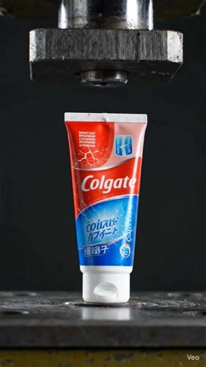 Colgate vs Hydraulic Press 😱 | Toothpaste ka Blast 💥 | #Satisfying #Crushing #Experiment #shorts