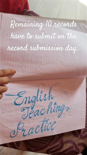 any doubt how to write b.ed record what to write what are there #termpaper #studybetter #foryou #yts