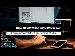 How To DRAW BAY WINDOWS IN CAD - CAD Tutorials Learn CAD How To Use Cad / AutoCAD Turbocad Draw CAD