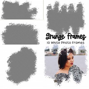 Grunge Photo Overlay Photo Frame Png Digital Download Photo Tumbler Png Border Graphics Sublimation Commercial Use - Etsy