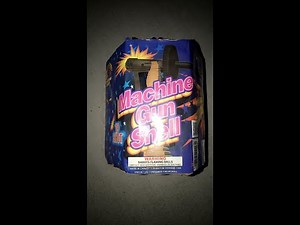 Machine gun shell 19 shots by phantom brand fireworks