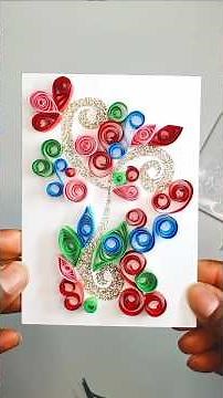 Relaxing Abstract Paper Quilling Wall Art