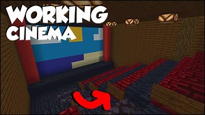 Minecraft: How to make a Working Cinema!