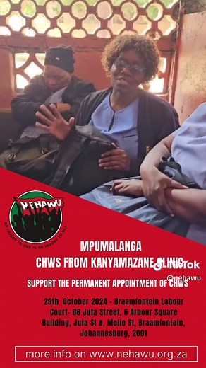 Dedication of CHWs at Mpumalanga Kanyamazane Clinic