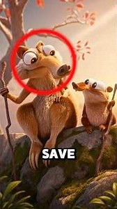 Did Scrat Secretly Save Everyone in Ice Age? #iceage #shorts