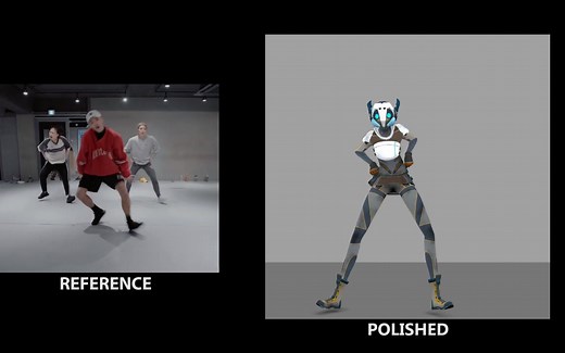 一段跳舞动画教程制作过程分享