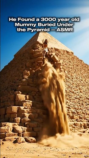 A Mummy Buried Under the Pyramid — ASMR #satisfying #asmr #usa