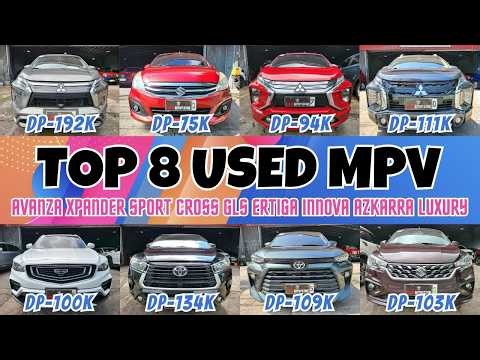 Sulit na Segunda Manong Sasakyan na may Presyo at Installment | Top 8 Used MPV CARS